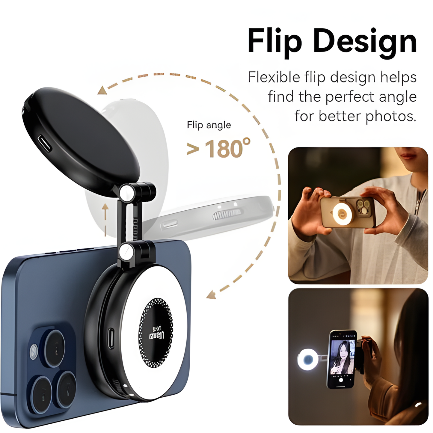 Magnetic Selfie Light LM19