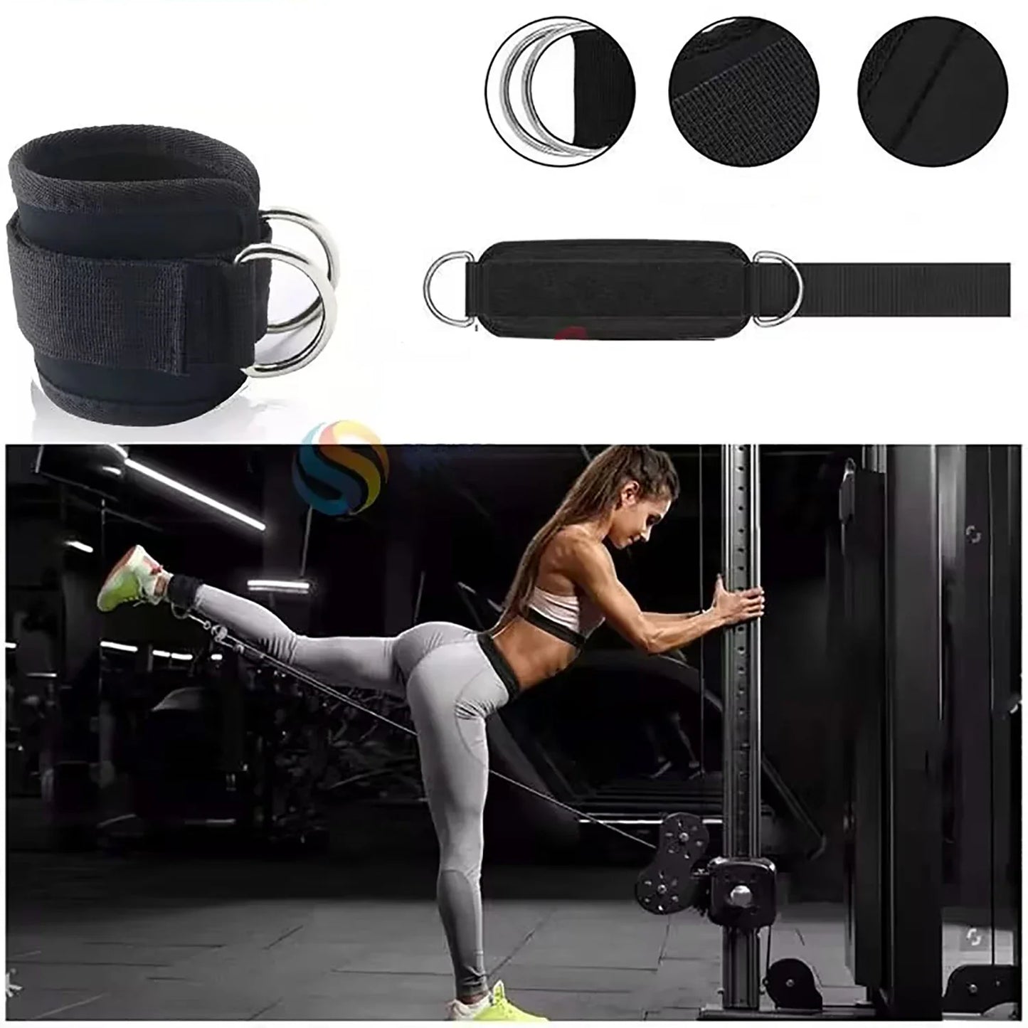 Ankle Straps Resistance Bands for Fitness & Gym