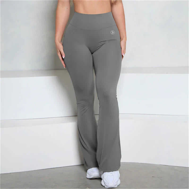 Push up leggings with flare packets