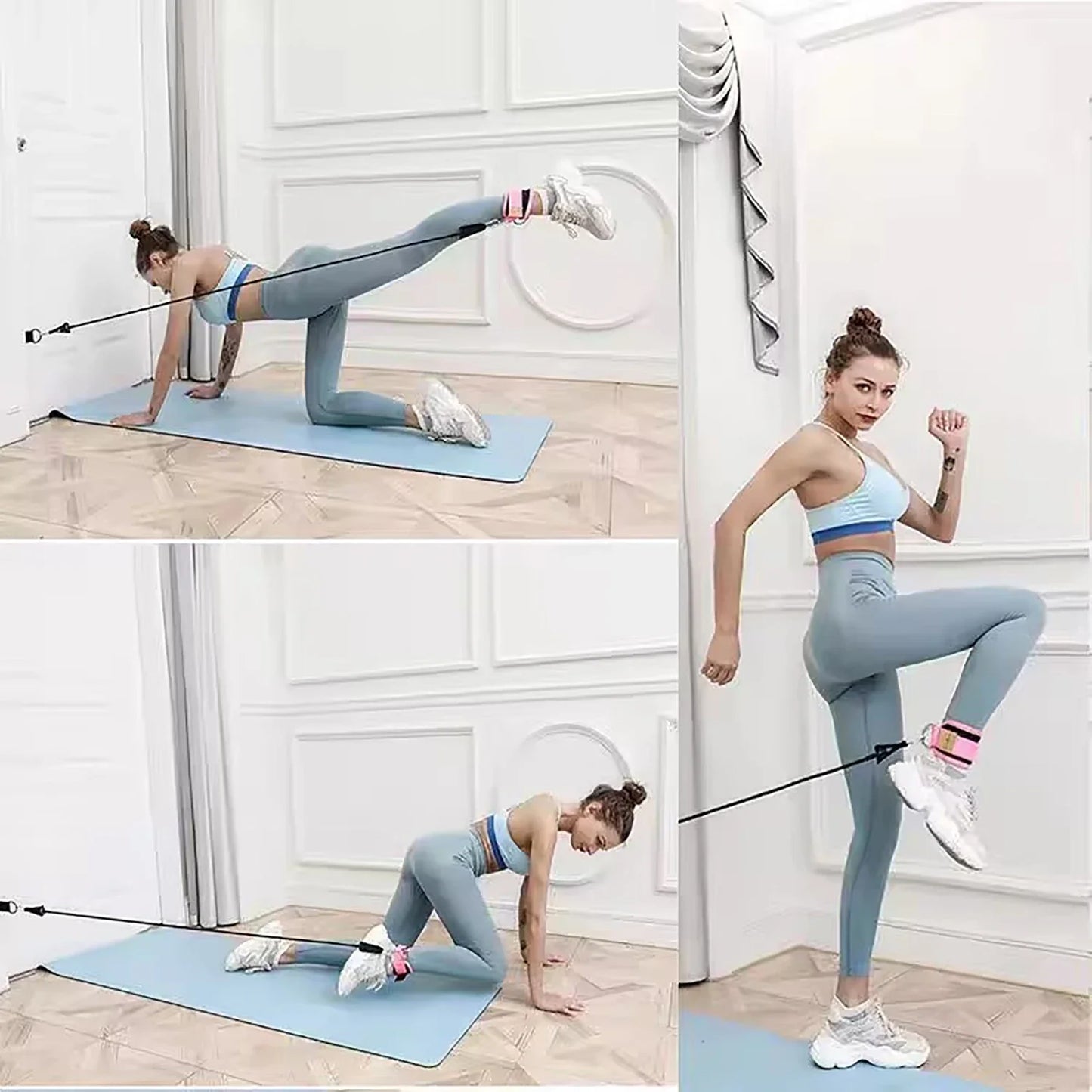 Ankle Straps Resistance Bands for Fitness & Gym