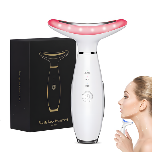 3-in-1 EMS Neck & Face Massager – Lifts, Tightens & Smooths
