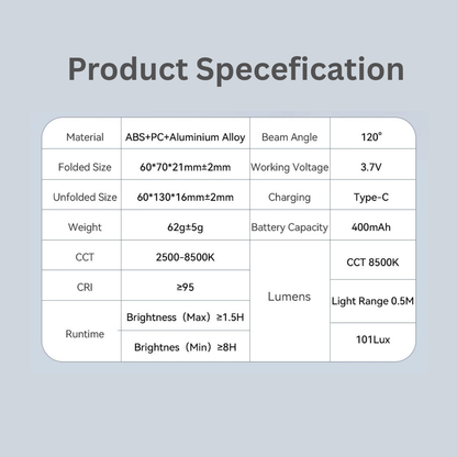 Magnetic Selfie Light LM19