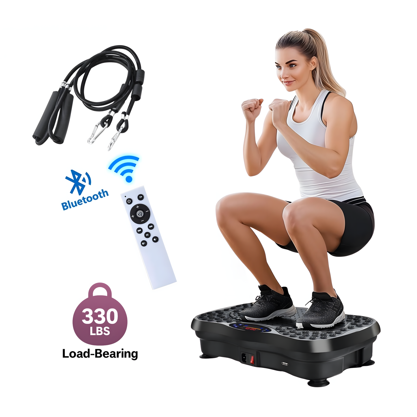 330lbs Capacity Vibration Plate Machine