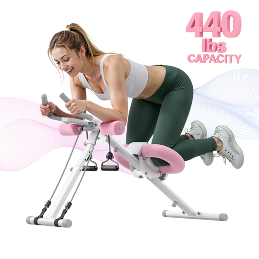 Adjustable Ab Trainer – Foldable Core & Glute Workout Machine