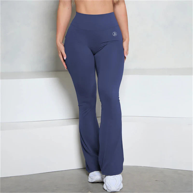 Push up leggings with flare packets