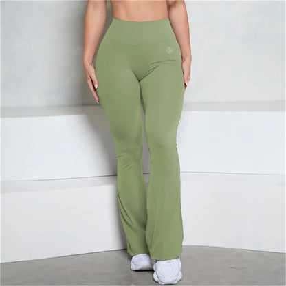 Push up leggings with flare packets