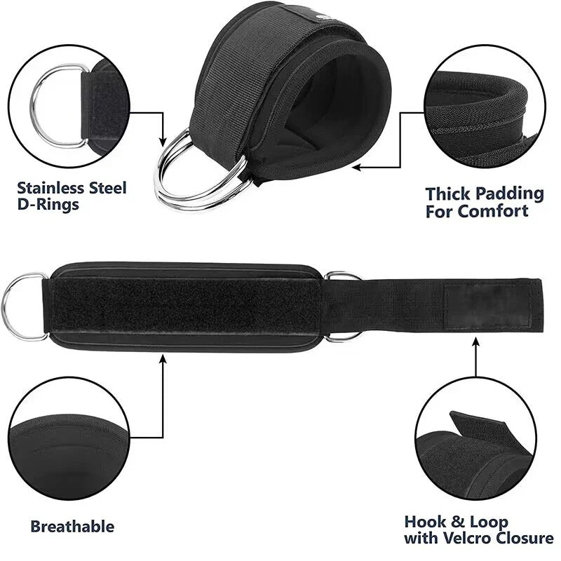Ankle Straps Resistance Bands for Fitness & Gym