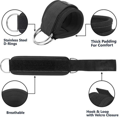 Ankle Straps Resistance Bands for Fitness & Gym