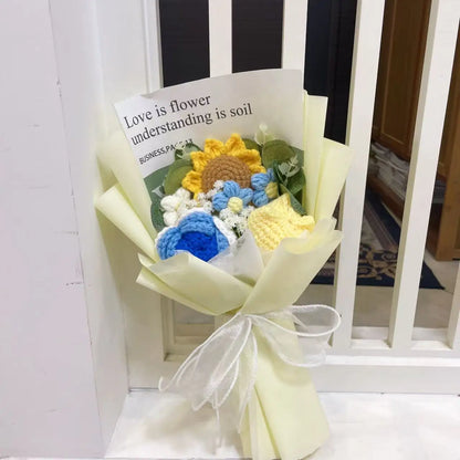 Handmade Crochet Sunflower Bouquet – Perfect Gift for Any Occasion