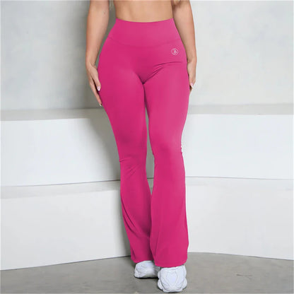 Push up leggings with flare packets