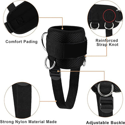 Ankle Straps Resistance Bands for Fitness & Gym
