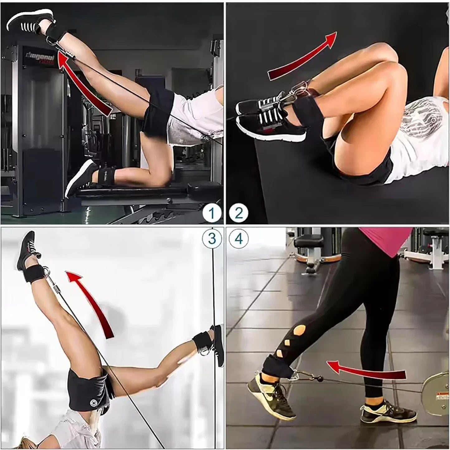 Ankle Straps Resistance Bands for Fitness & Gym