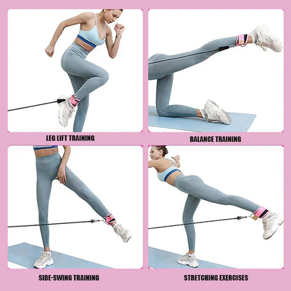 Ankle Straps Resistance Bands for Fitness & Gym