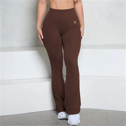 Push up leggings with flare packets