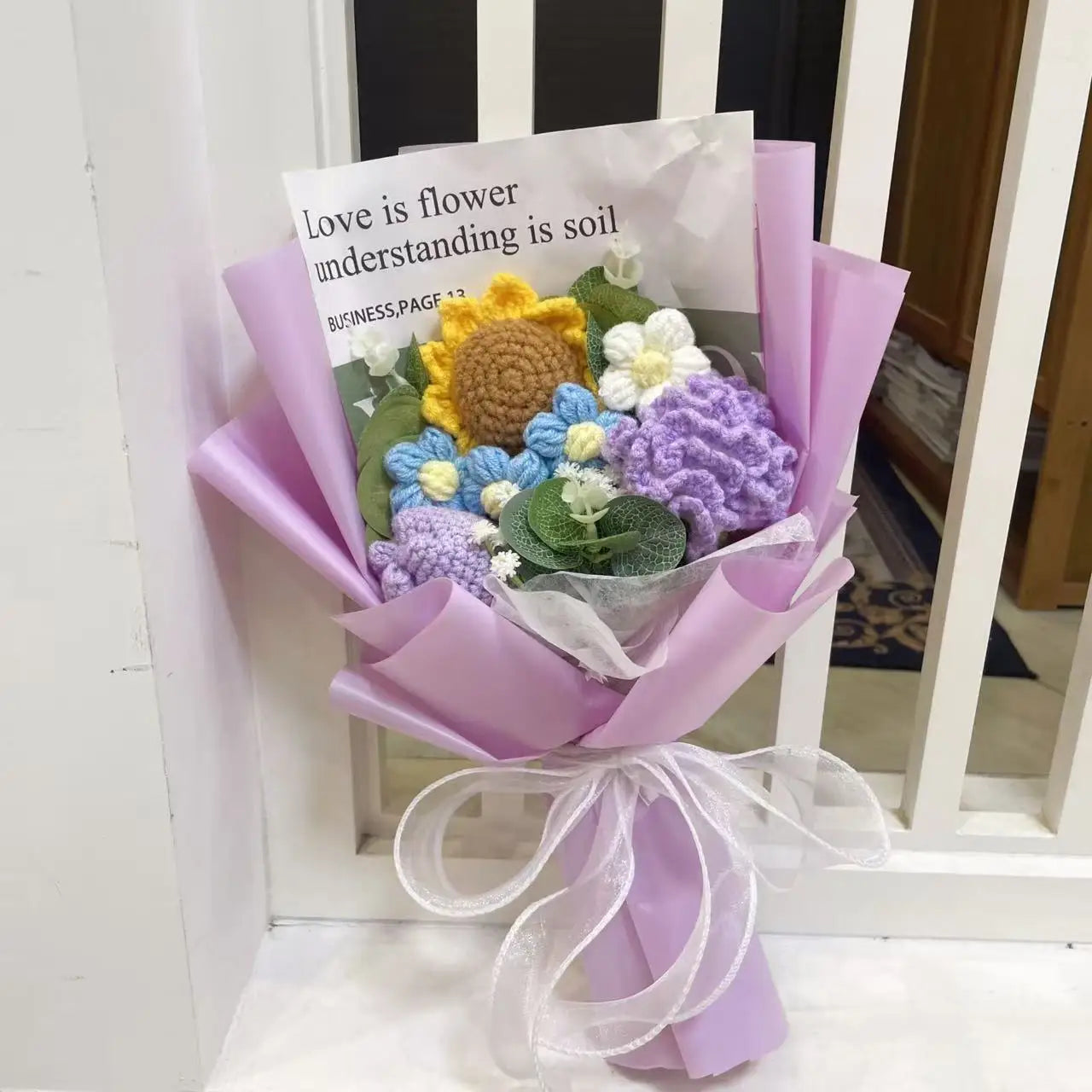 Handmade Crochet Sunflower Bouquet – Perfect Gift for Any Occasion