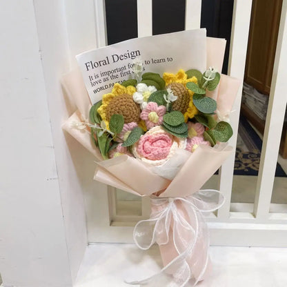 Handmade Crochet Sunflower Bouquet – Perfect Gift for Any Occasion