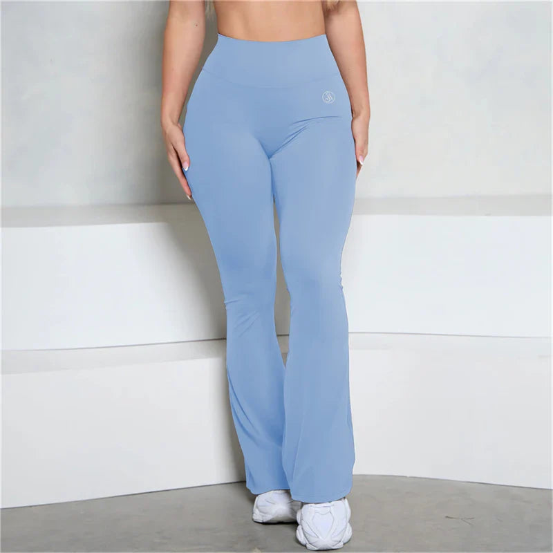 Push up leggings with flare packets