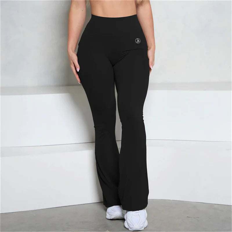 Push up leggings with flare packets