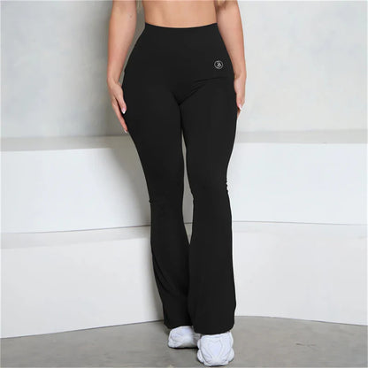 Push up leggings with flare packets