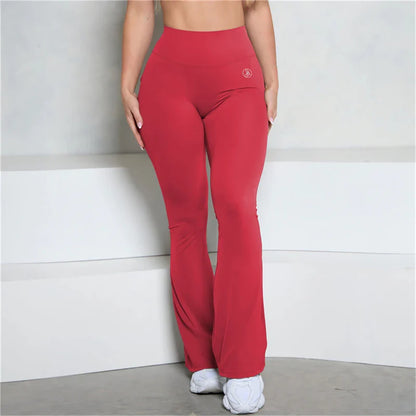 Push up leggings with flare packets