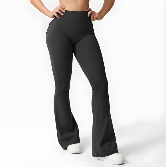 Push up leggings with flare packets
