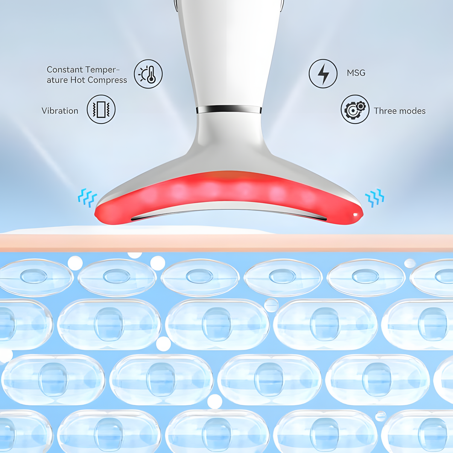 3-in-1 EMS Neck & Face Massager – Lifts, Tightens & Smooths