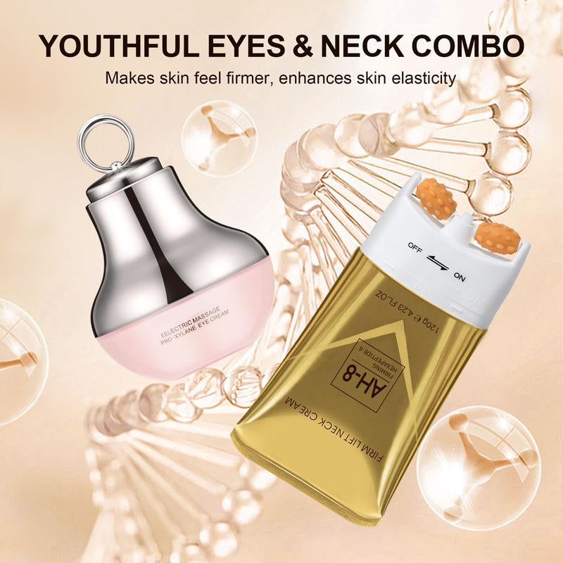2-in-1 Neck & Eye Skincare – Tighten, Hydrate & Smooth | Firming & Revitalizing Treatment